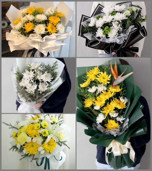 山东临沂莒南县相沟乡白事花束代送